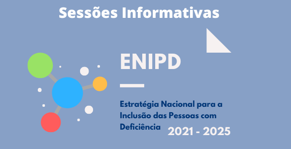 Logotipo da Estratégia Nacional para a Inclusão das Pessoas com Deficiência 2021-2025.